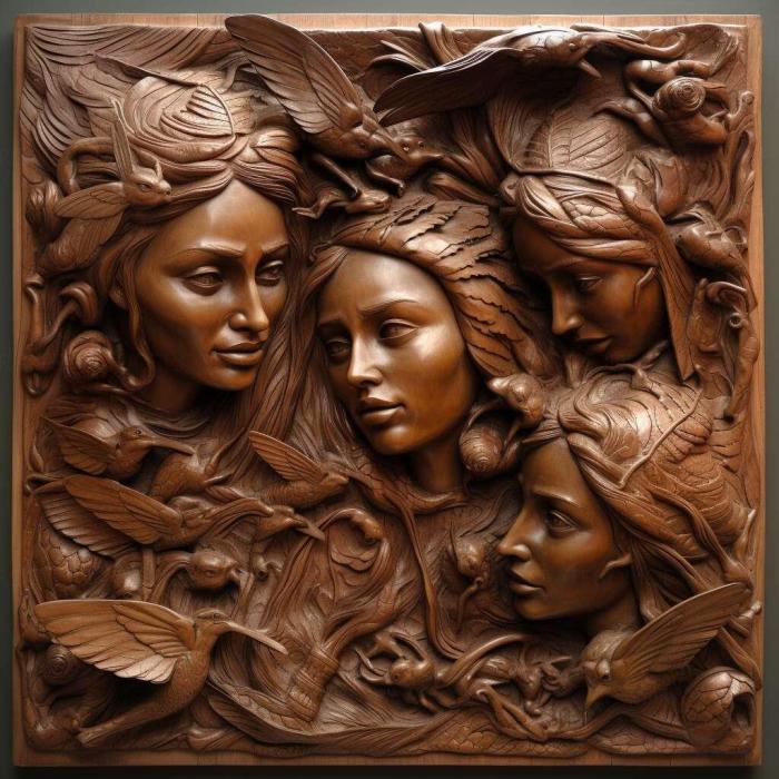 نموذج ثلاثي الأبعاد لآلة CNC 3D Art 